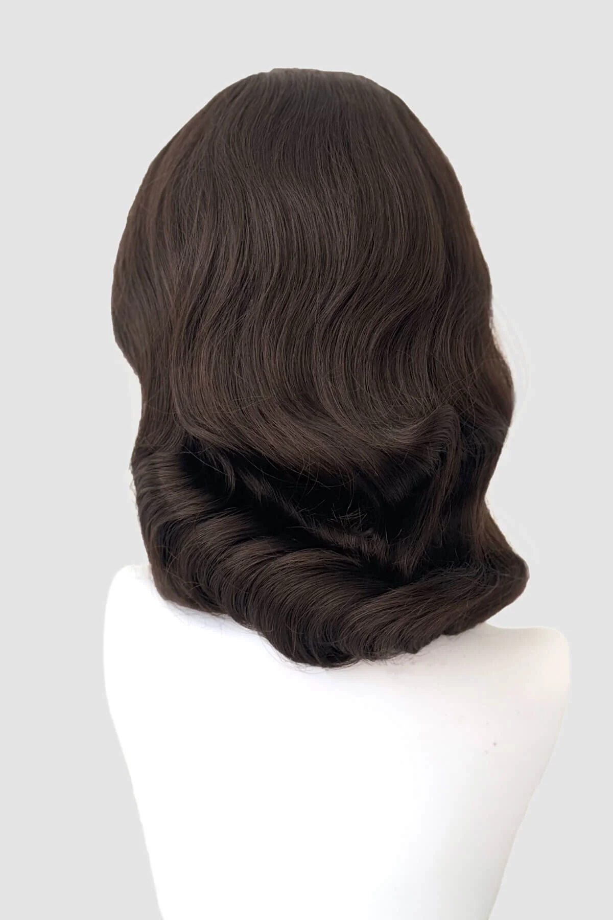 Virginia - Vintage Hollywood Glamour Waves Half Wig - Image 13