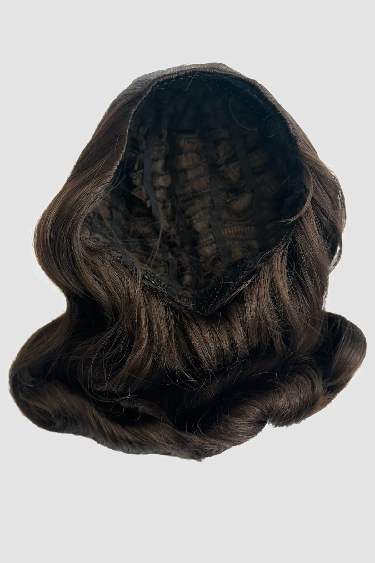 Virginia - Vintage Hollywood Glamour Waves Half Wig - Image 15