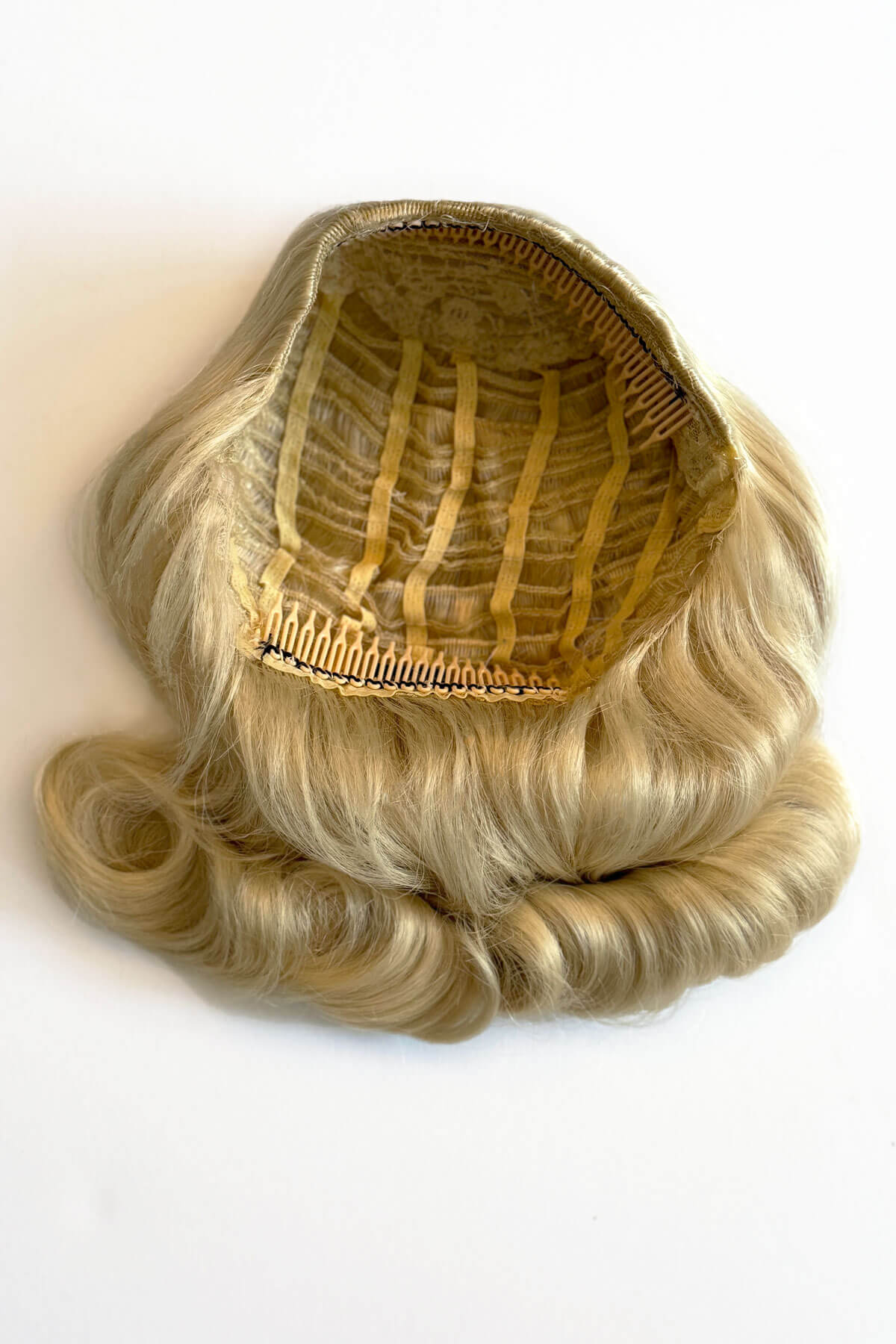 Virginia - Vintage Hollywood Glamour Waves Half Wig - Image 34