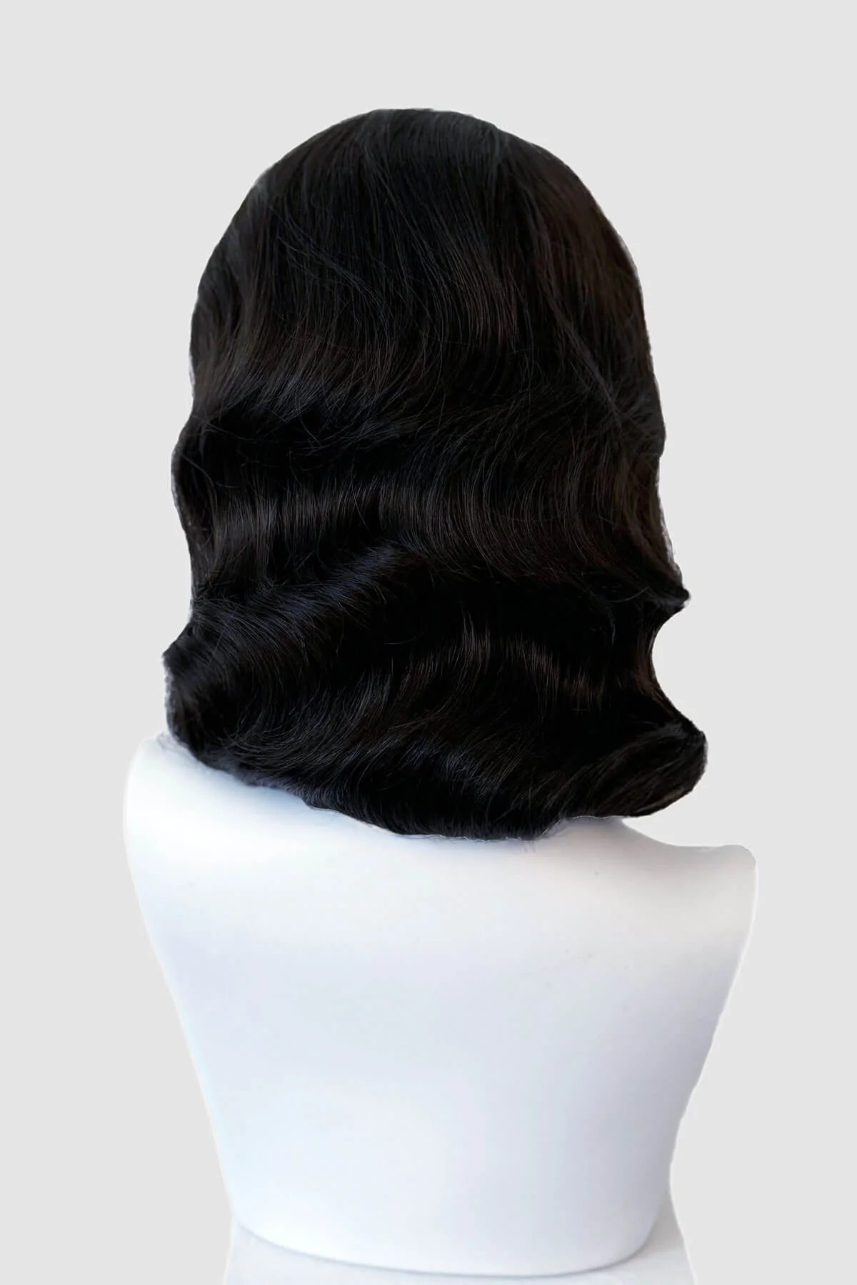 Virginia - Vintage Hollywood Glamour Waves Half Wig - Image 5