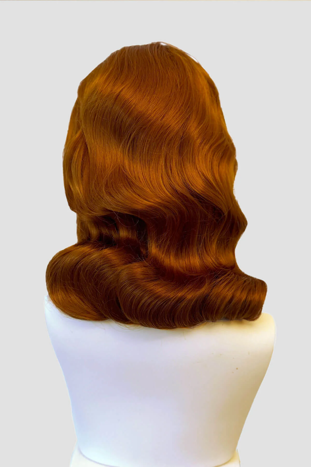 Virginia - Vintage Hollywood Glamour Waves Half Wig - Image 51