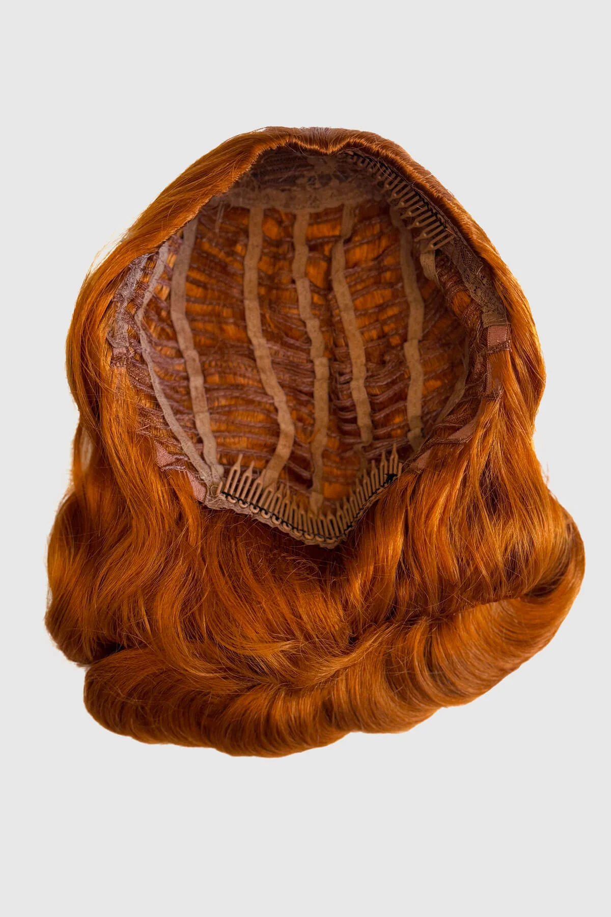 Virginia - Vintage Hollywood Glamour Waves Half Wig - Image 52