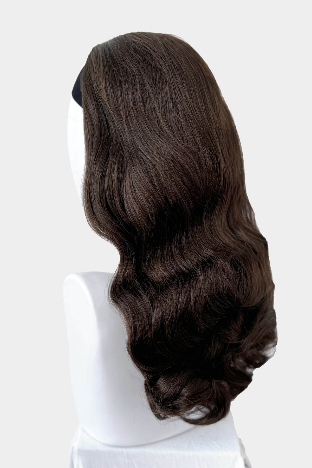 Morgana – Long Half Wig with Hollywood Waves - Image 37