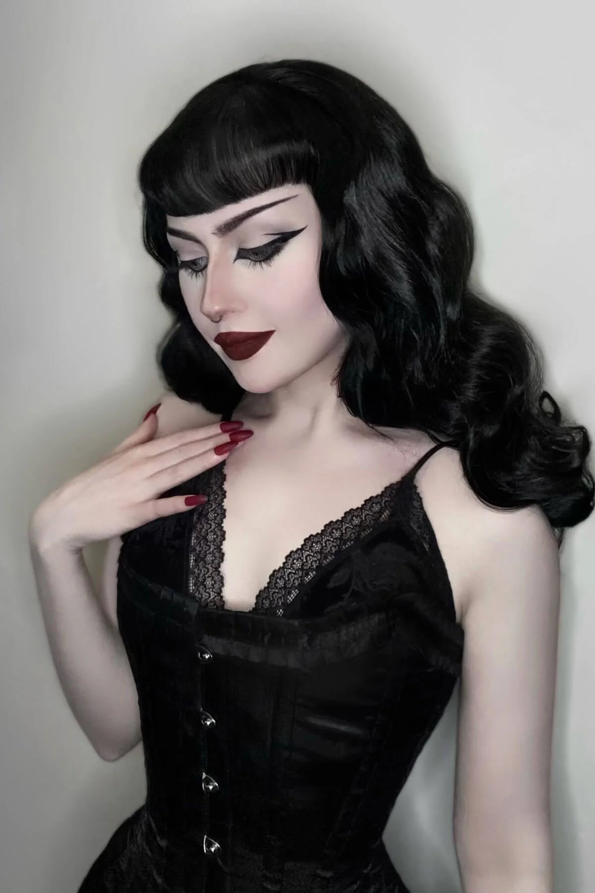 Morgana – Long Half Wig with Hollywood Waves - Image 4