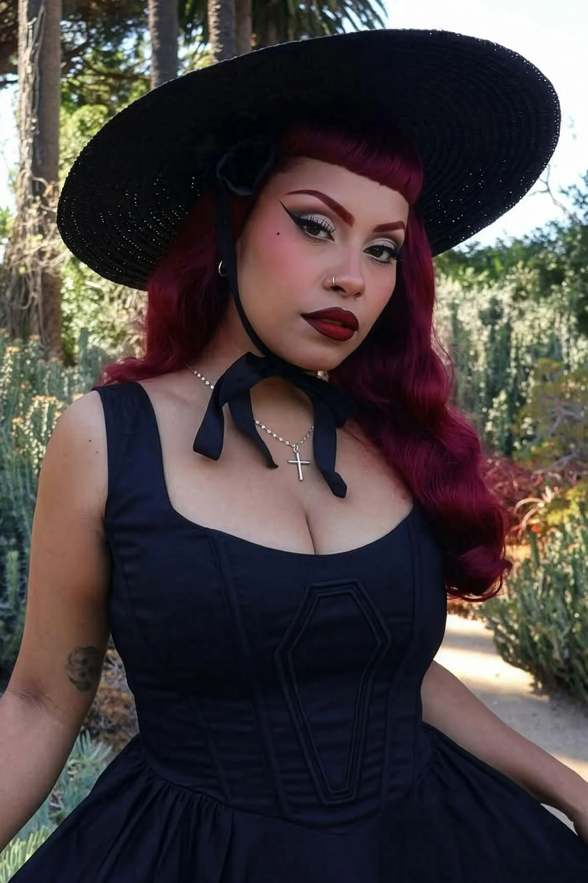 Morgana – Long Half Wig with Hollywood Waves - Image 56
