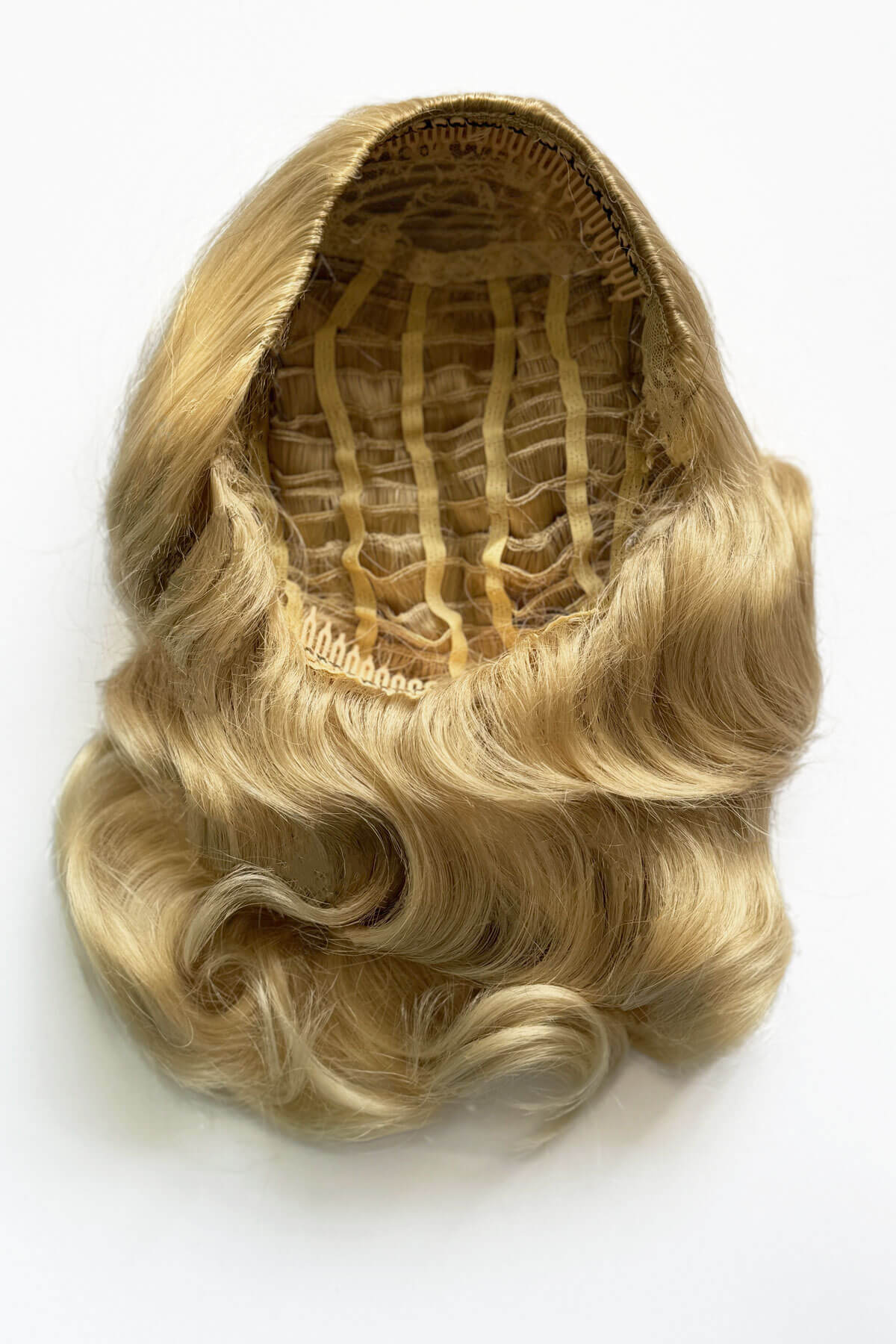 Onyx: 1950s Vintage Hollywood Waves Half Wig - Image 103