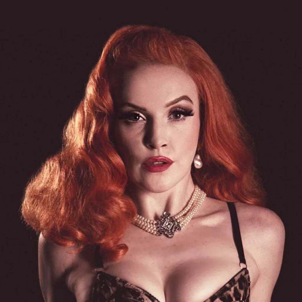 Onyx: 1950s Vintage Hollywood Waves Half Wig - Image 86