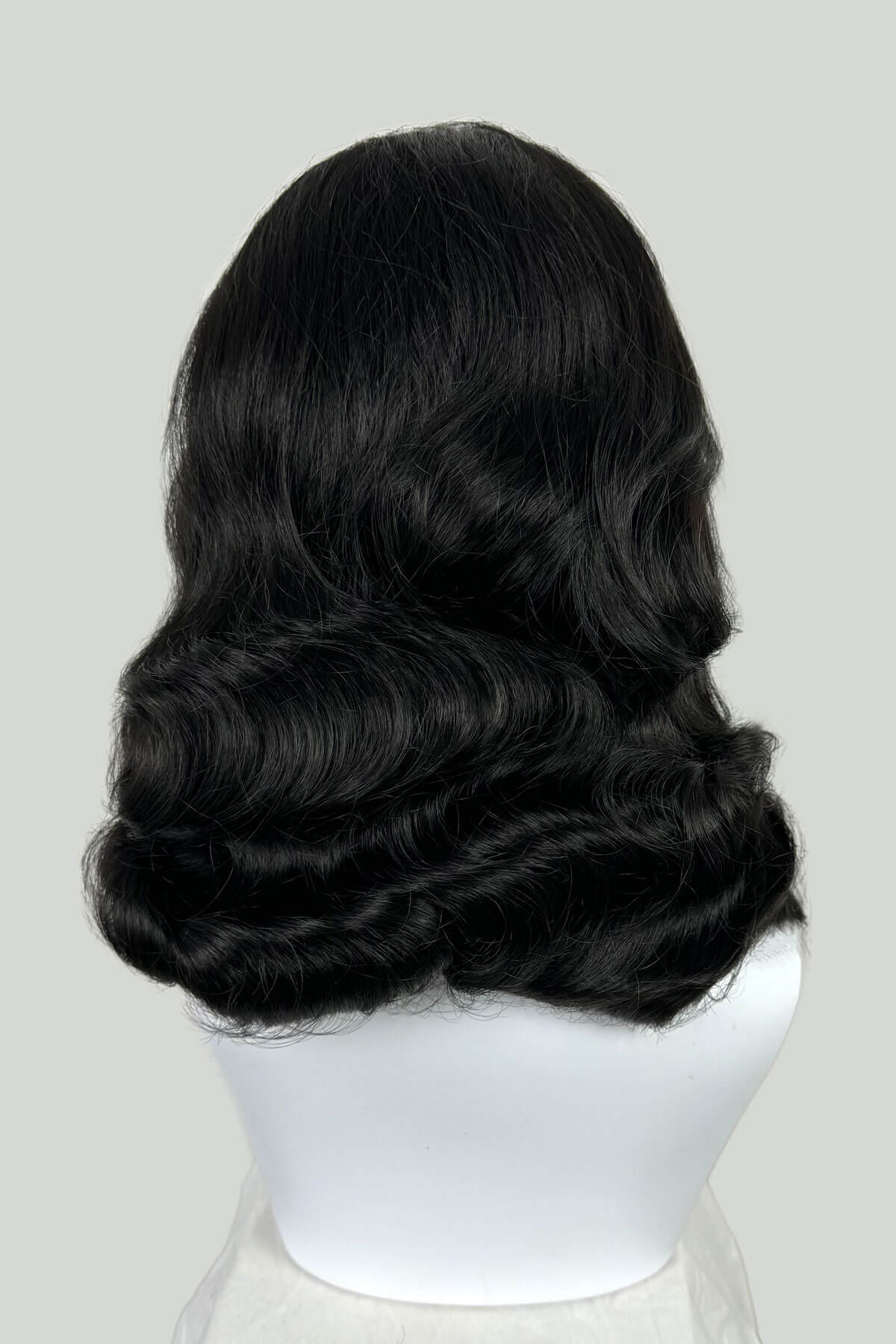 Deborah - Vintage Style Deep Finger Waves Half Wig - Image 19