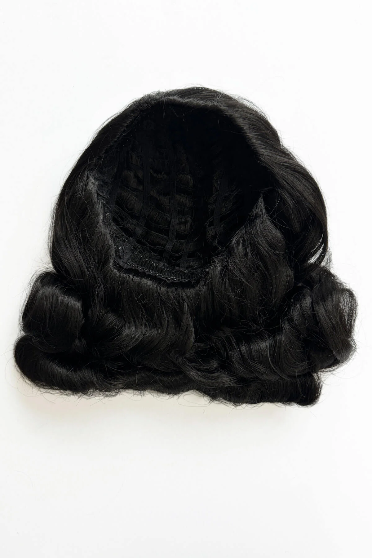 Deborah - Vintage Style Deep Finger Waves Half Wig - Image 20