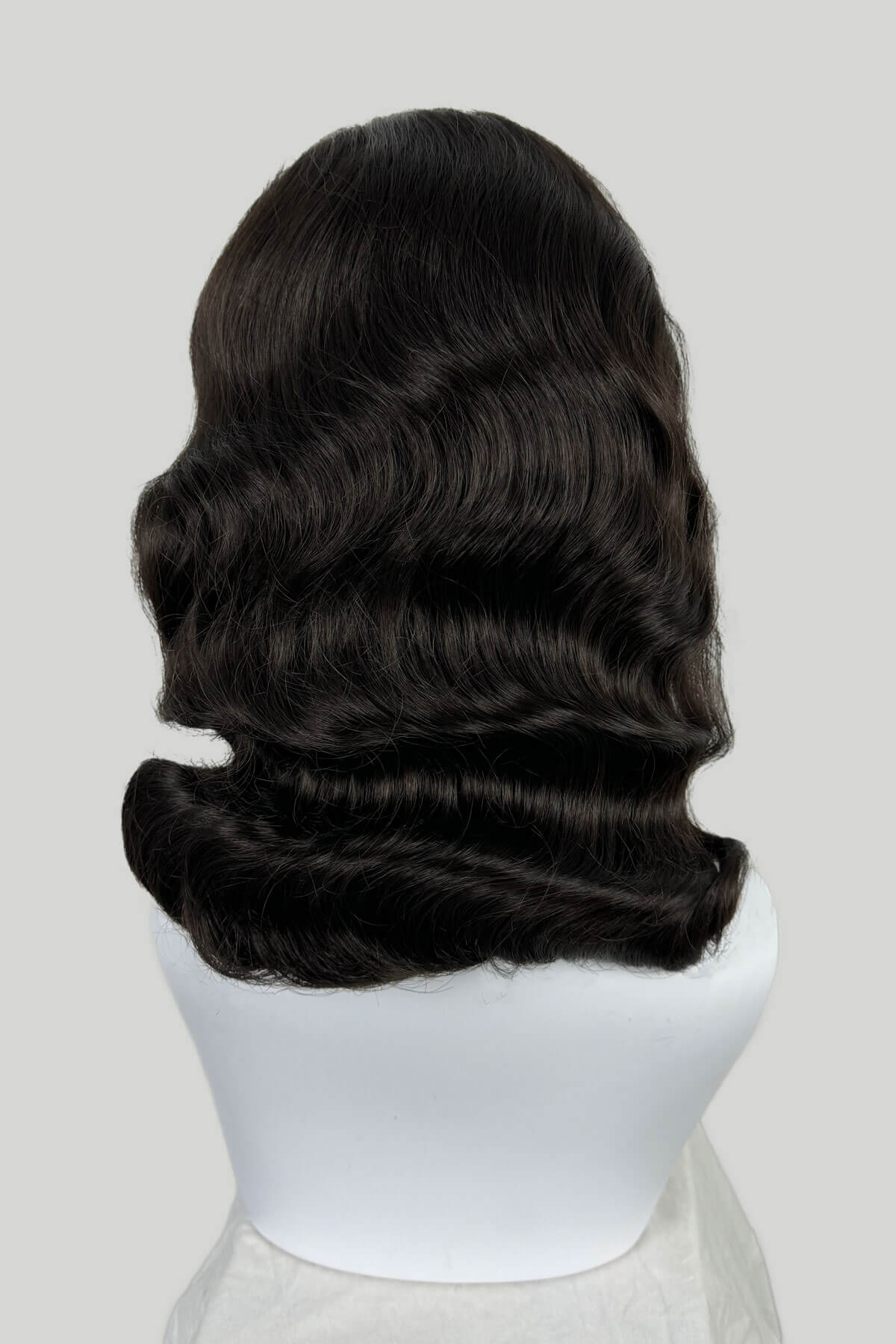 Deborah - Vintage Style Deep Finger Waves Half Wig - Image 23
