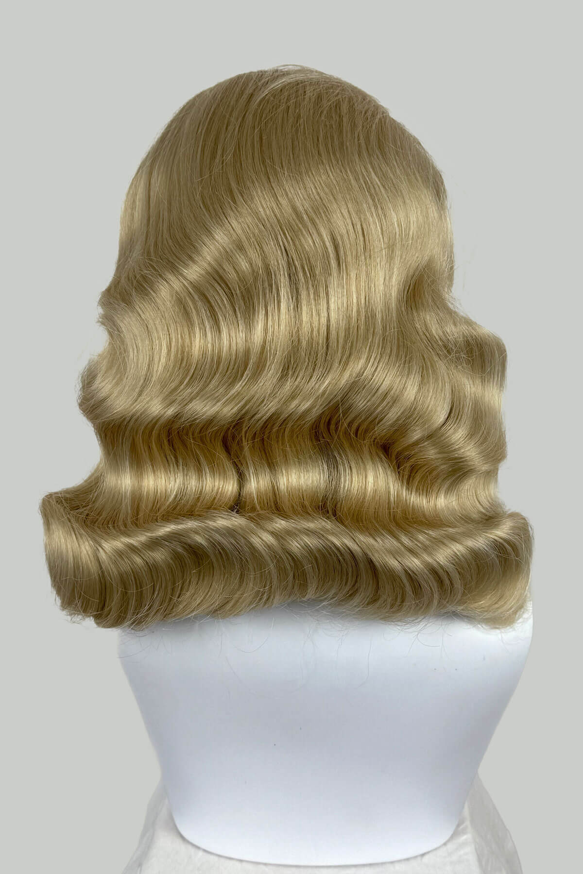 Deborah - Vintage Style Deep Finger Waves Half Wig - Image 8