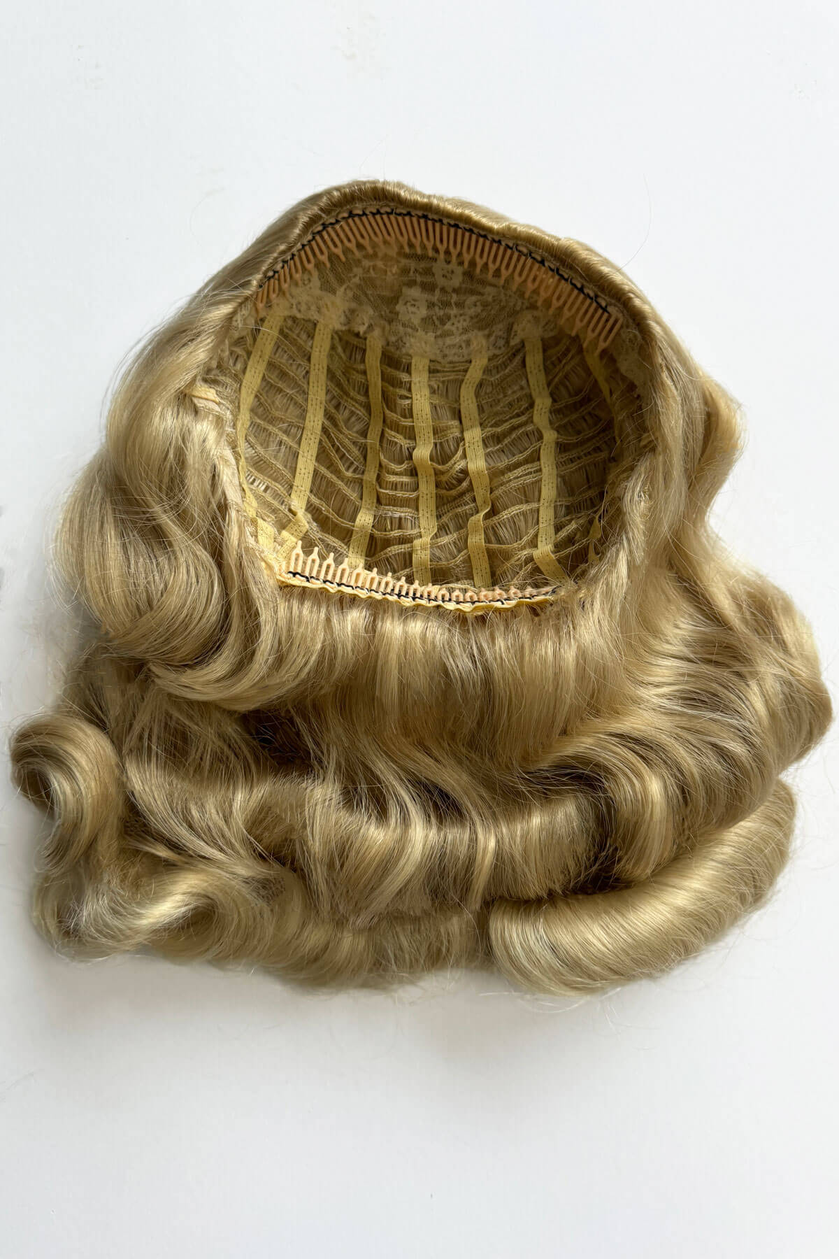Deborah - Vintage Style Deep Finger Waves Half Wig - Image 9