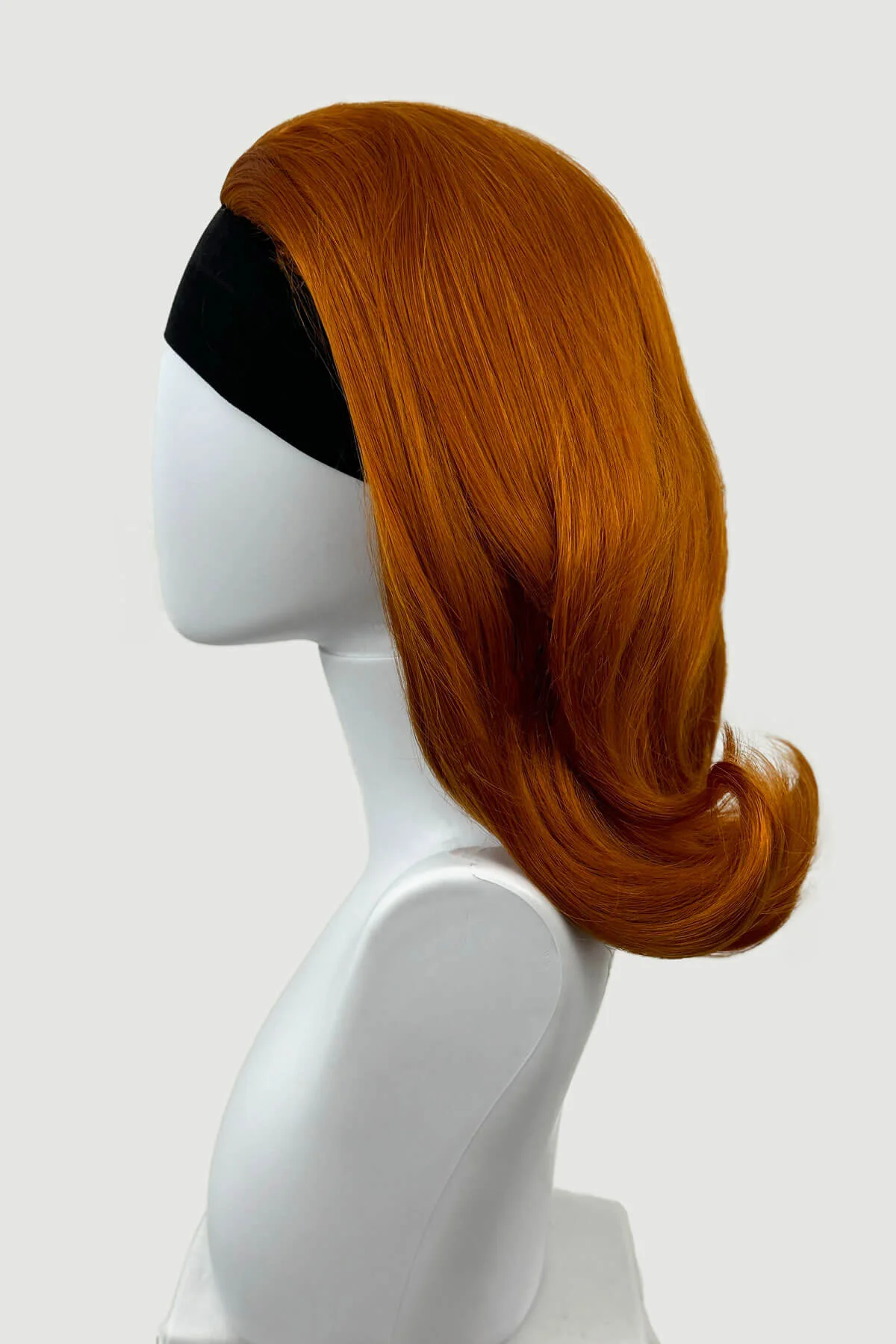 Philippa - The Perfect 1960s Style Flicked Half Wig - Image 19