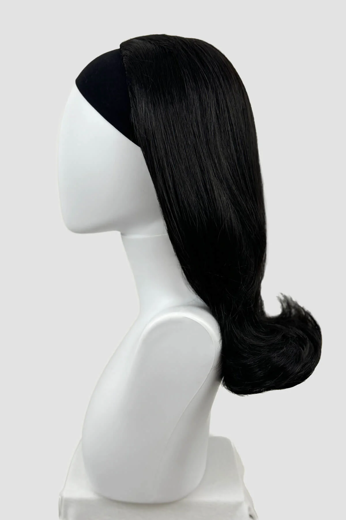 Philippa - The Perfect 1960s Style Flicked Half Wig - Image 26