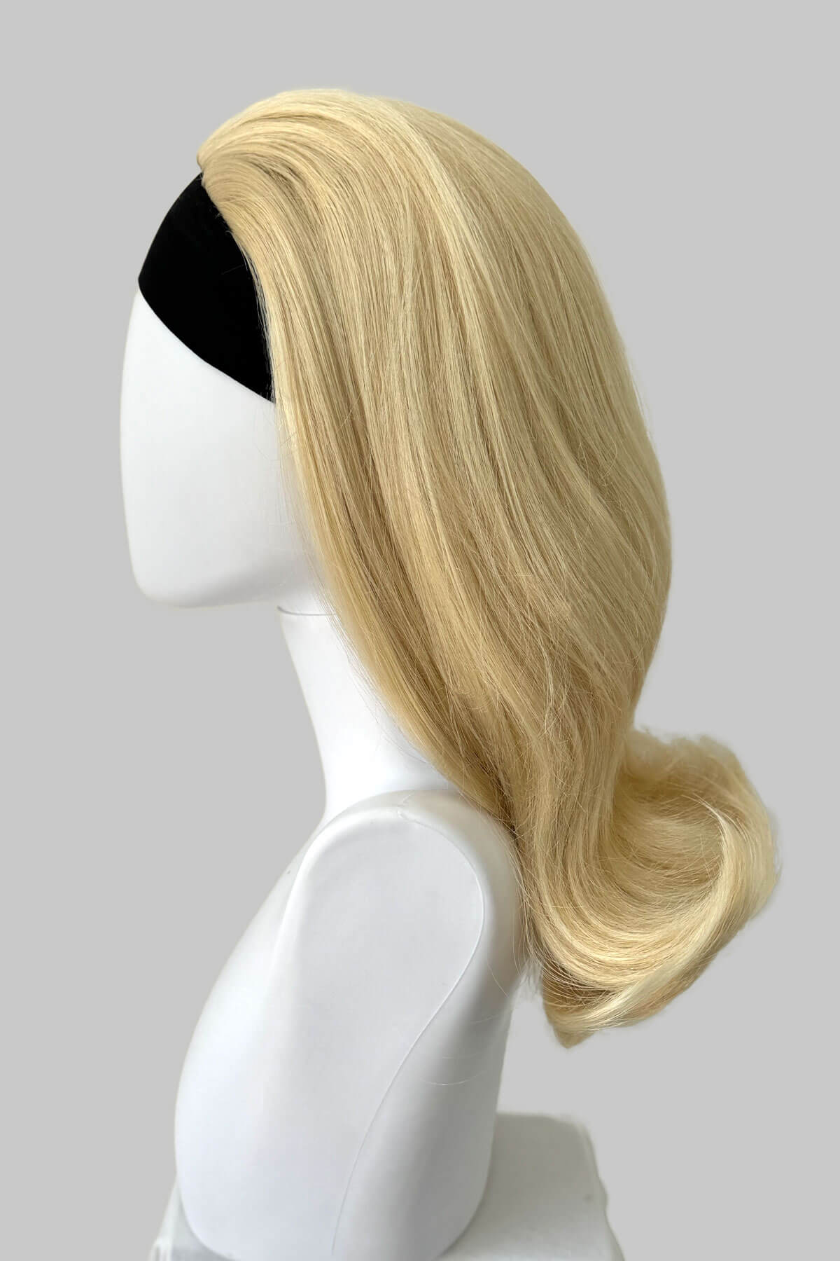 Philippa - The Perfect 1960s Style Flicked Half Wig - Image 40