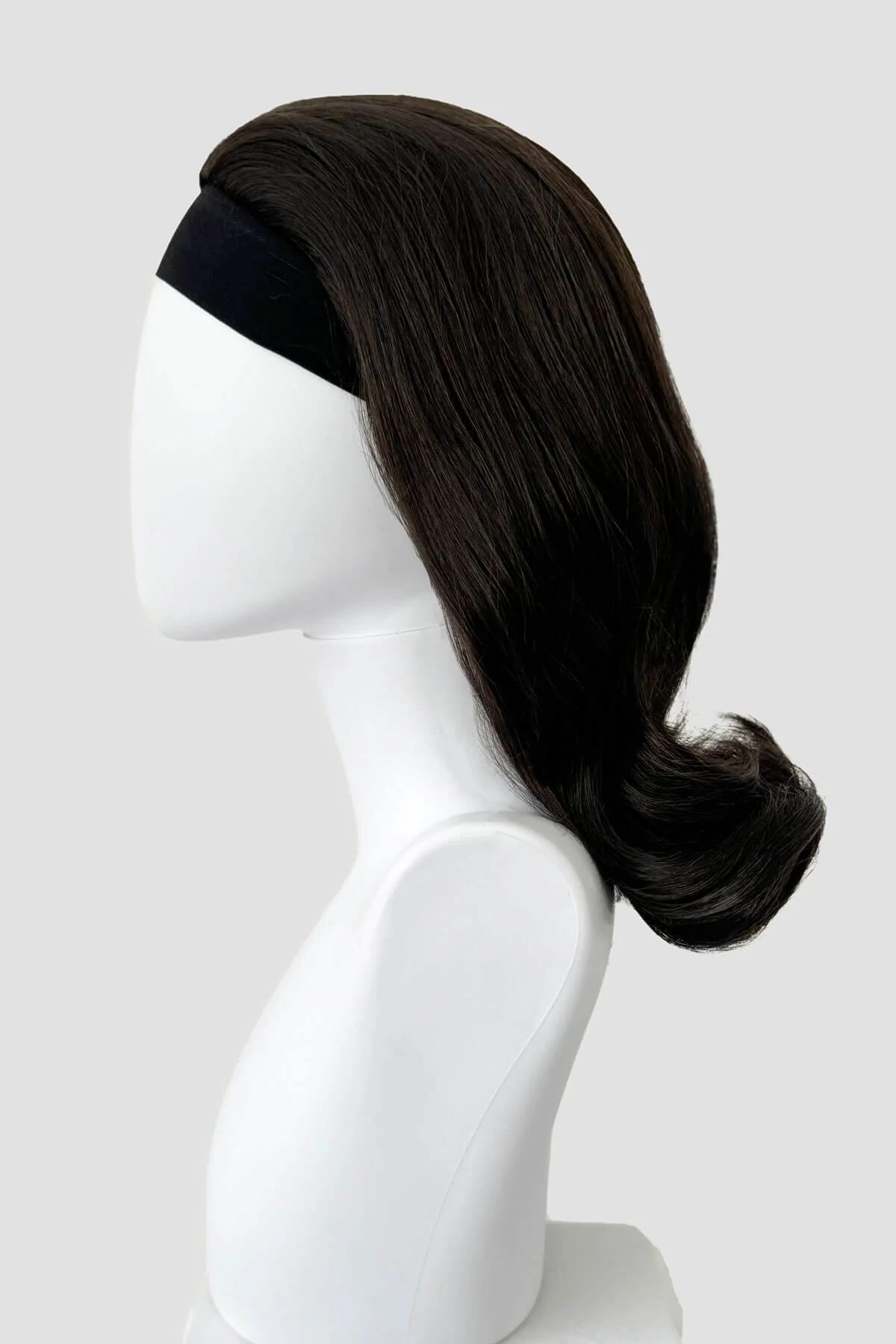 Philippa - The Perfect 1960s Style Flicked Half Wig - Image 54
