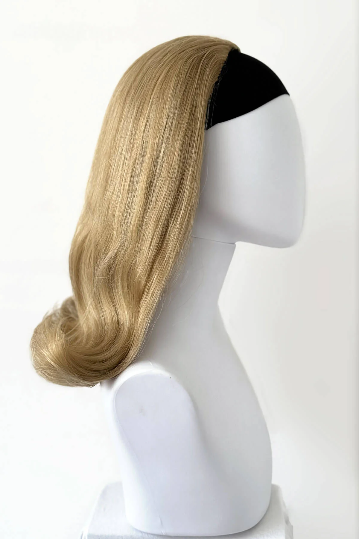 Philippa - The Perfect 1960s Style Flicked Half Wig - Image 59