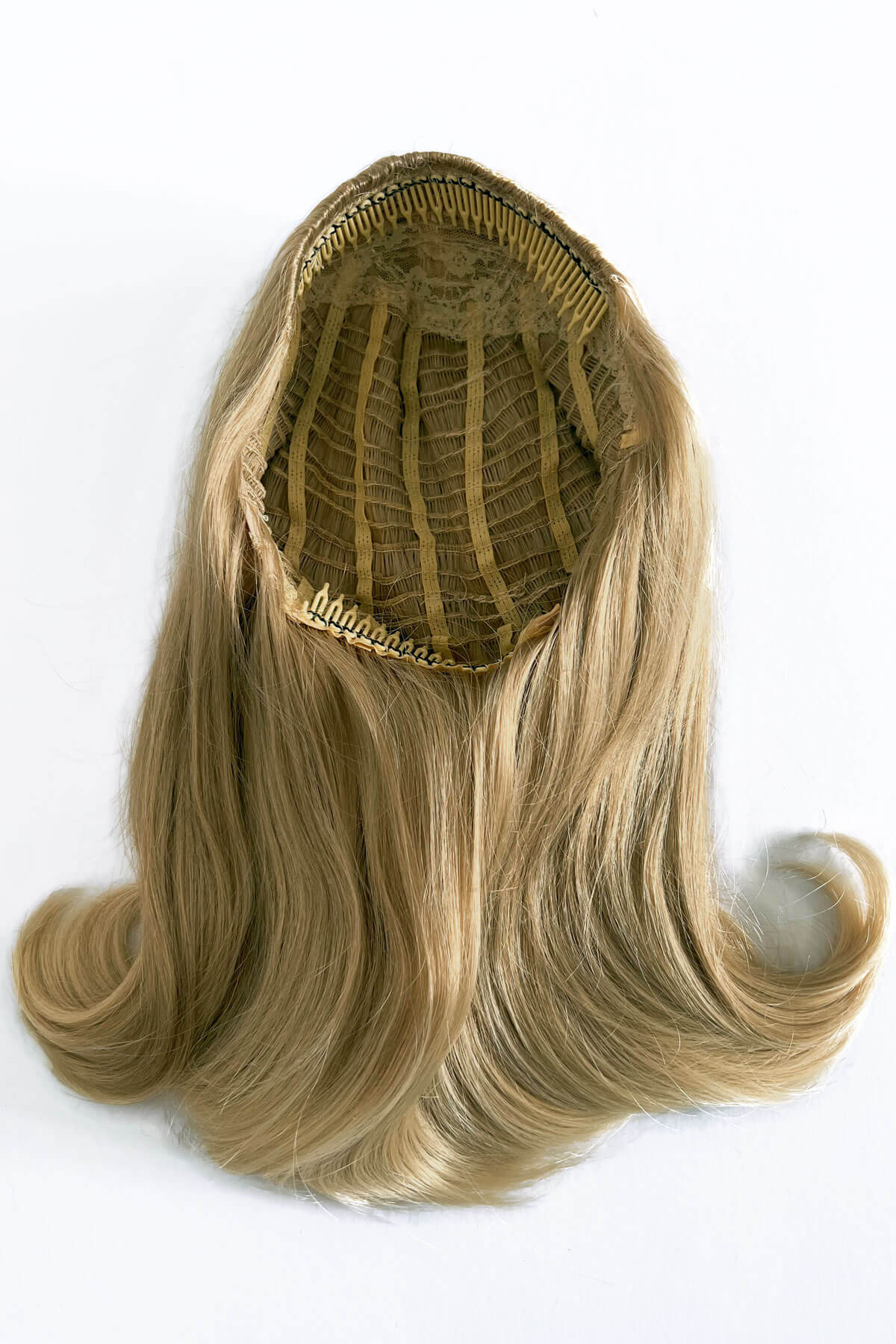 Philippa - The Perfect 1960s Style Flicked Half Wig - Image 7