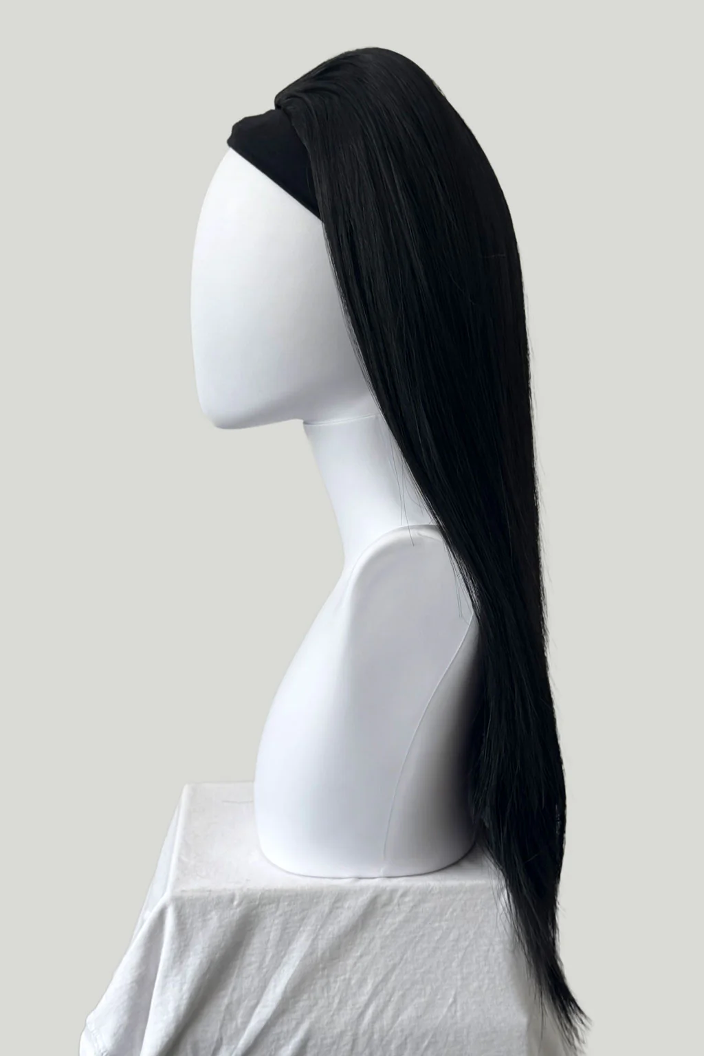 Andrea - Extra Boosted Volume Long Poker Straight Half Wig - Image 12