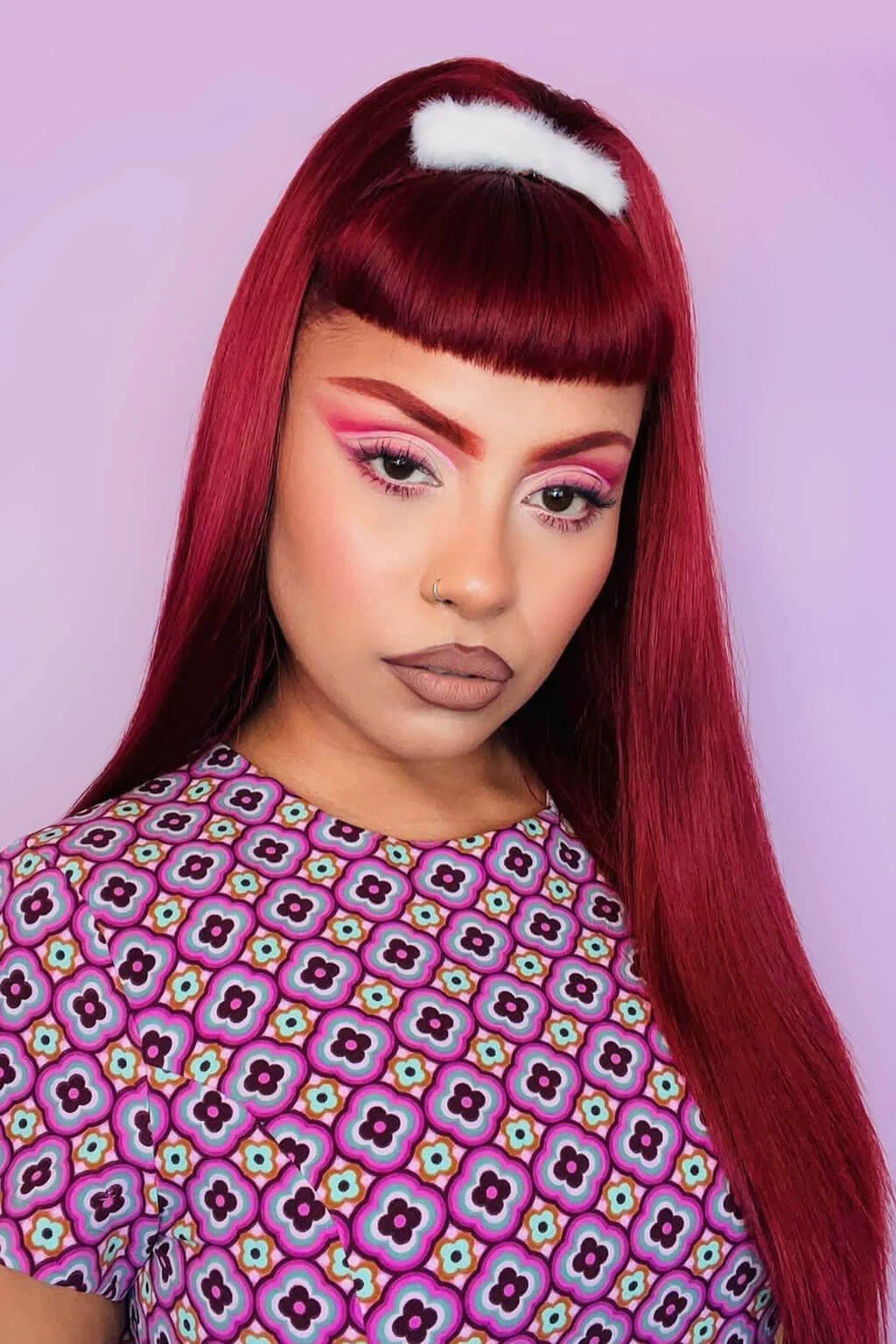 Andrea - Extra Boosted Volume Long Poker Straight Half Wig - Image 2