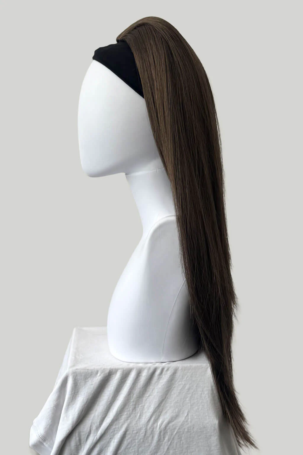 Andrea - Extra Boosted Volume Long Poker Straight Half Wig - Image 32