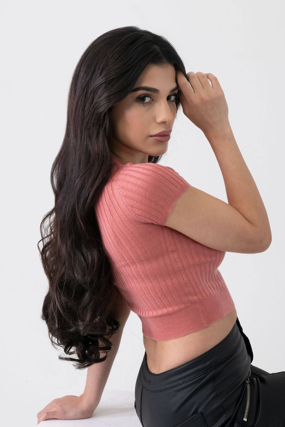 synthetic hair extension set, 5 piece, 22 inches long, 300g - Image 3