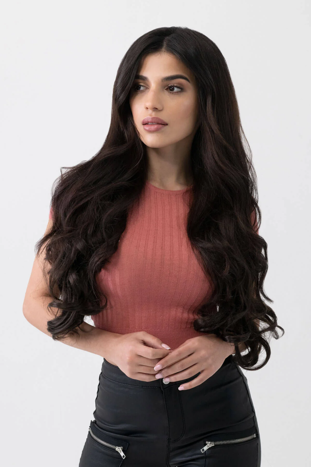 synthetic hair extension set, 5 piece, 22 inches long, 300g - Image 6