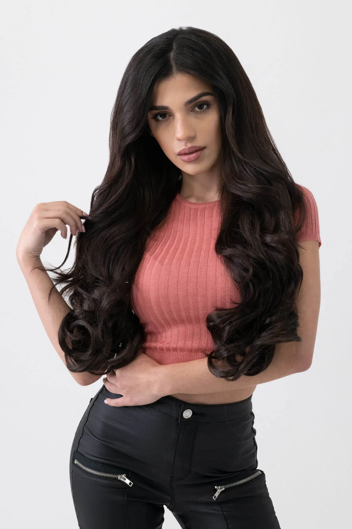 synthetic hair extension set, 5 piece, 22 inches long, 300g - Image 8