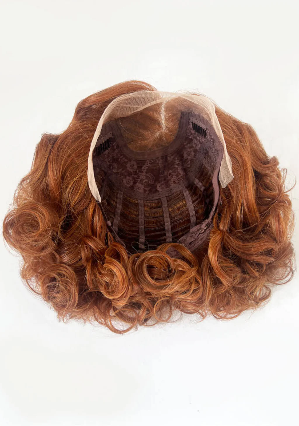 Auburn pinup wig, lace front, vintage style: Clementine - Image 5