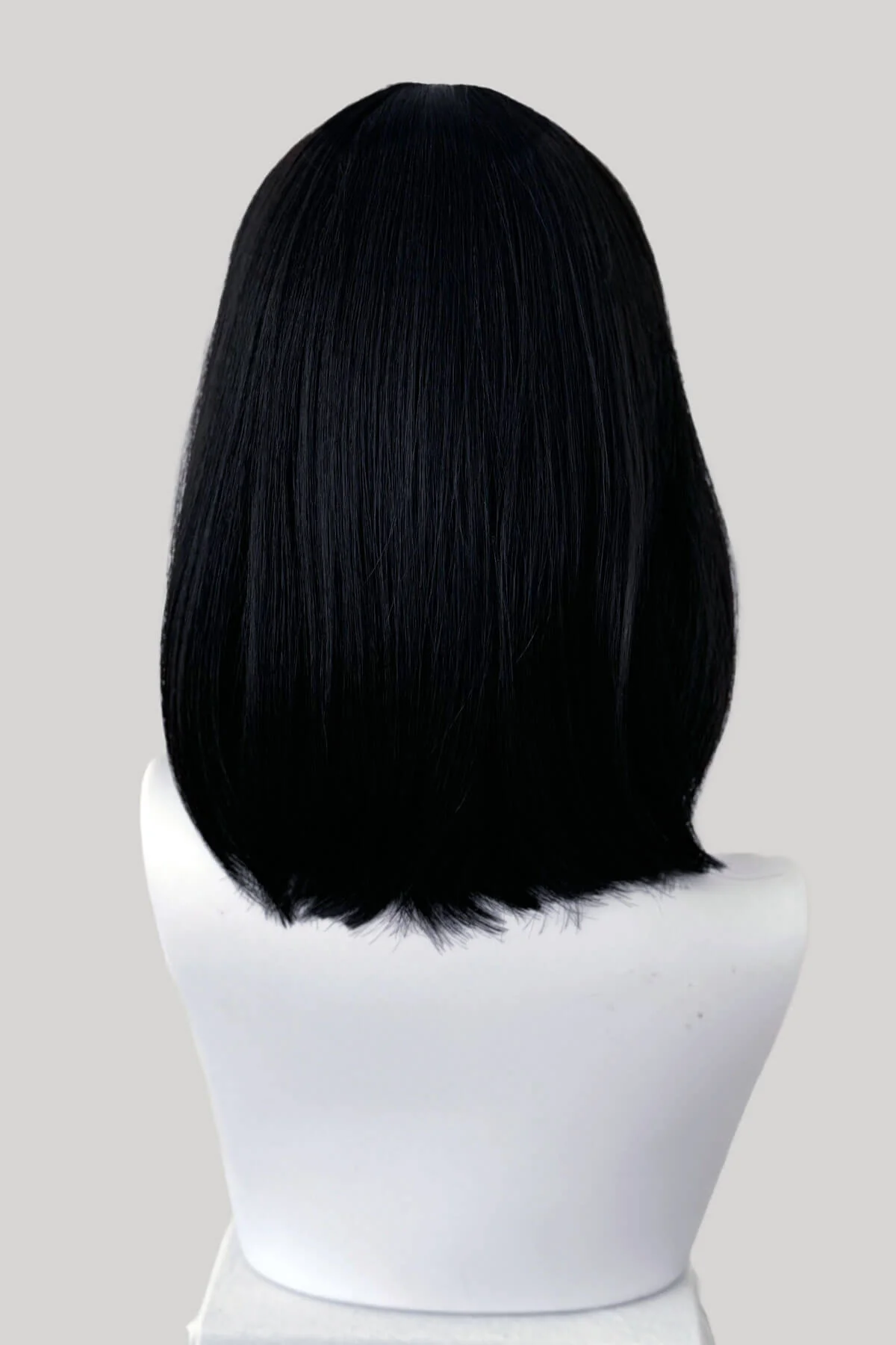 Black long bob wig, shoulder length: Evie - Image 5