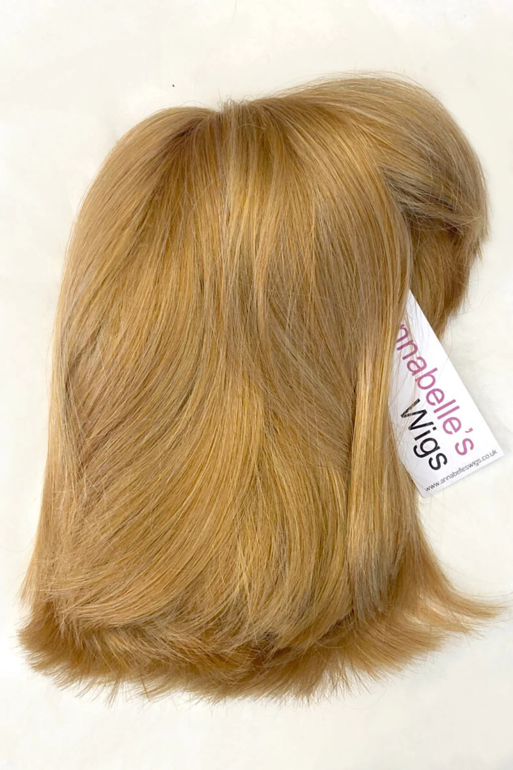 Blunt blonde bob wig with fringe: Gracie - Image 22