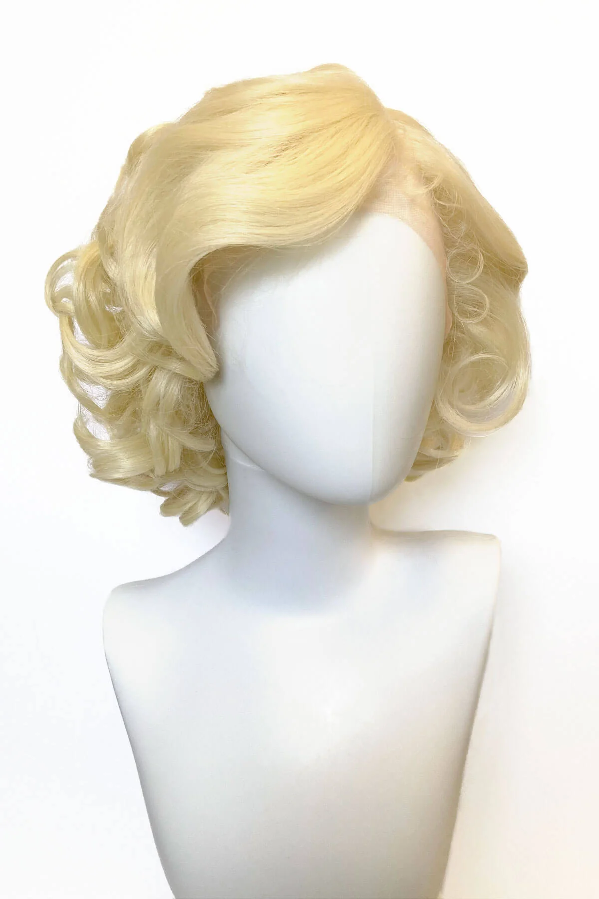 Blonde pinup wig, lace front, vintage style: Marilyn - Image 15