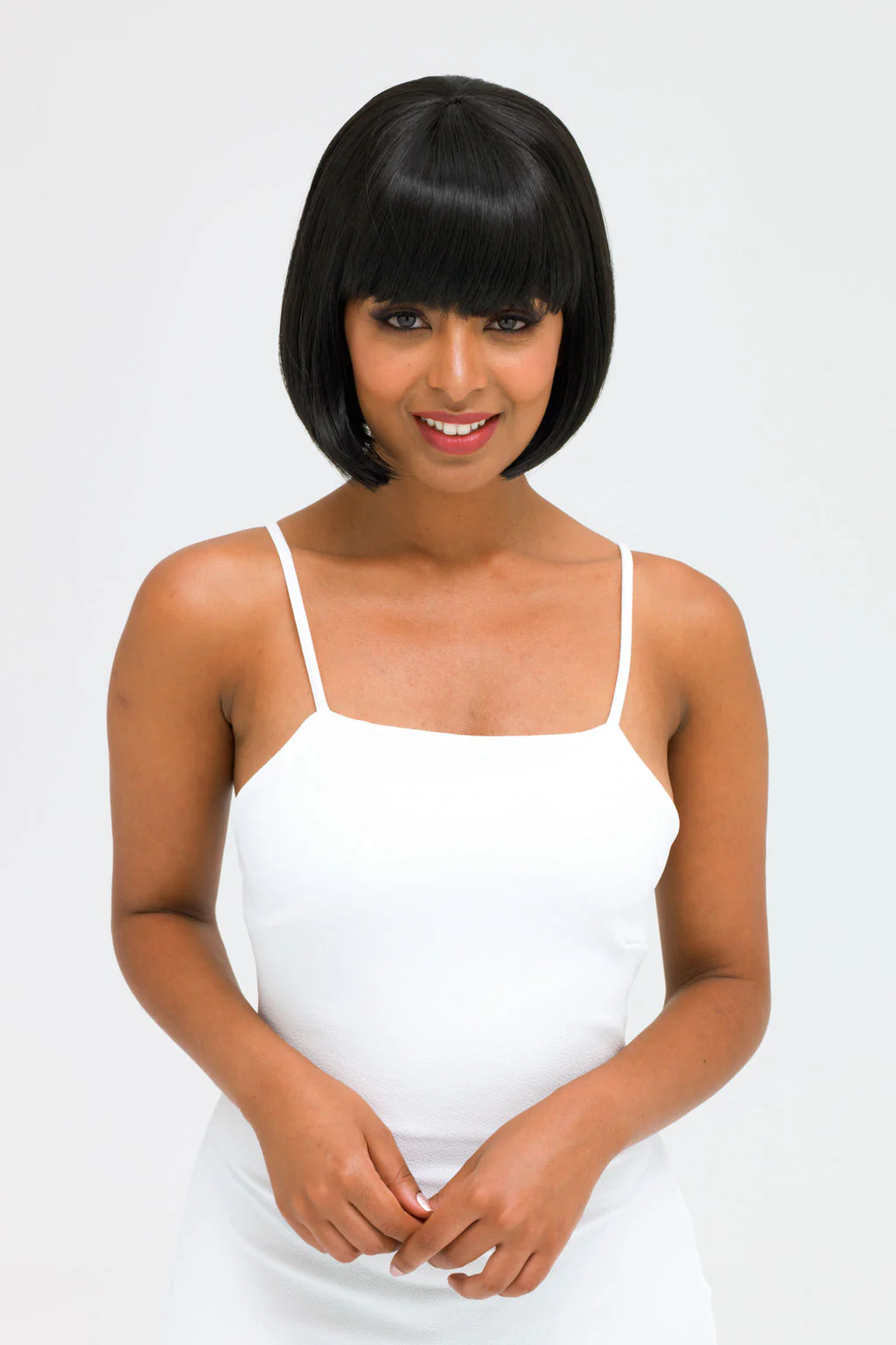 Short black bob wig: Josie - Image 5