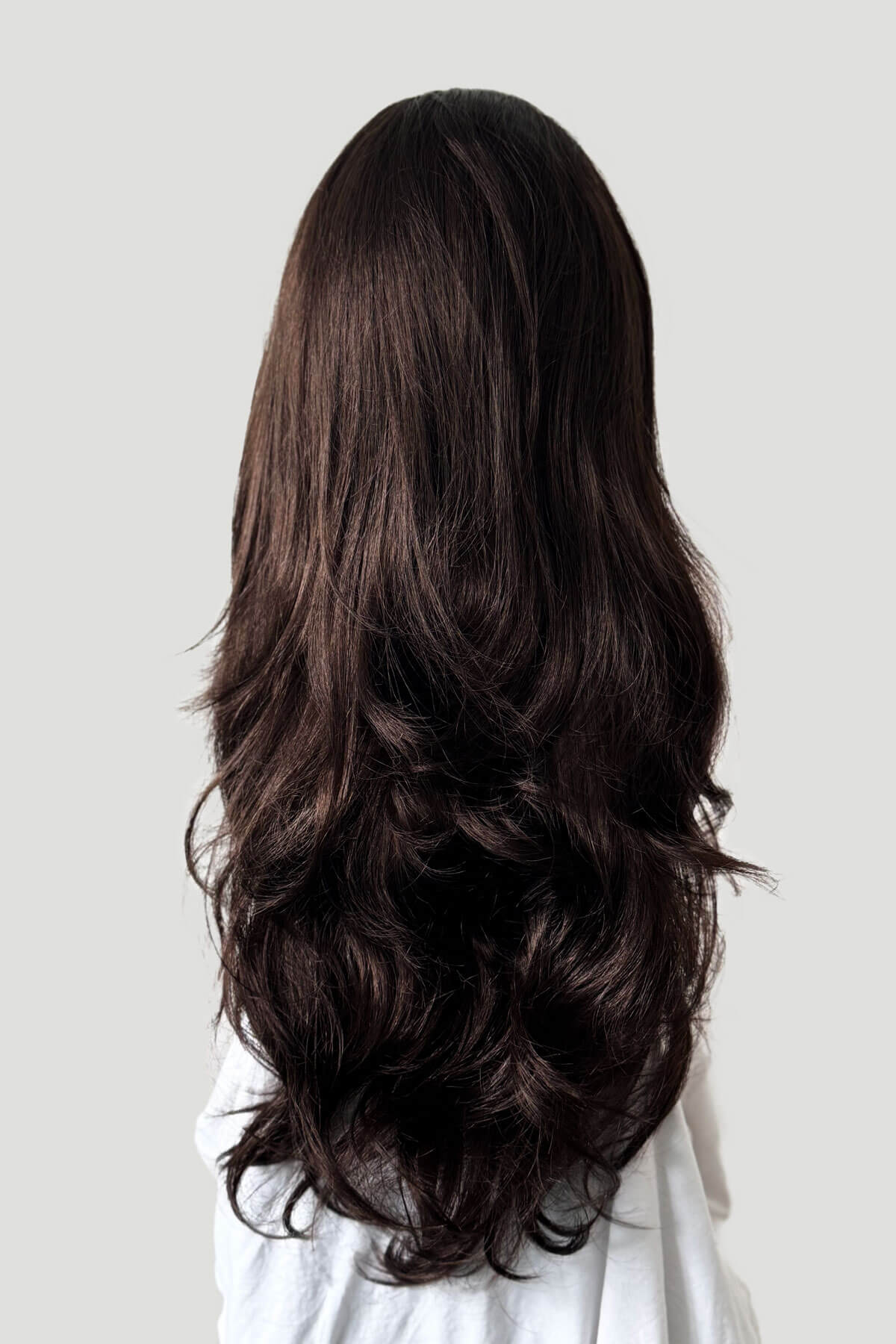Taya - Super Full Volume Bouncy Brown Half Wig - Image 12