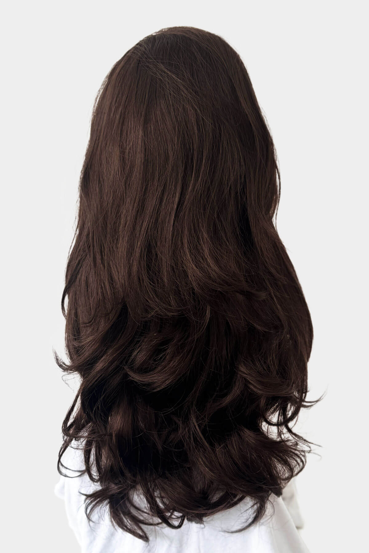 Taya - Super Full Volume Bouncy Brown Half Wig - Image 17
