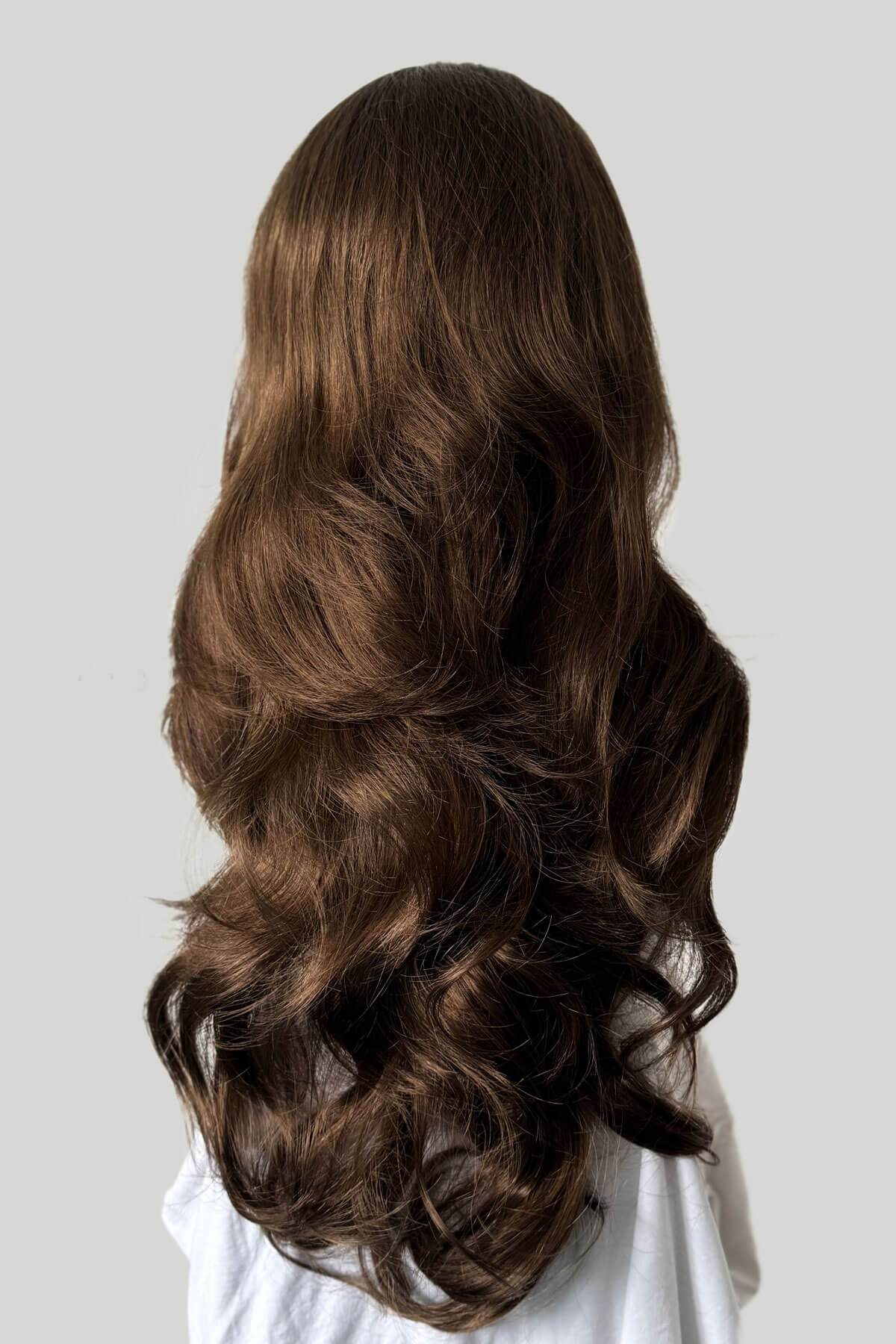 Taya - Super Full Volume Bouncy Brown Half Wig - Image 22