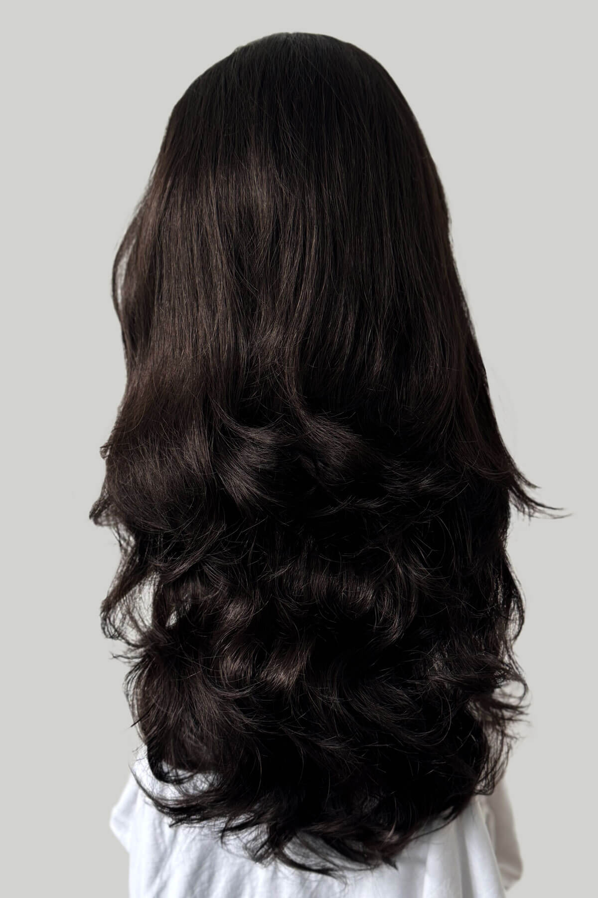 Taya - Super Full Volume Bouncy Brown Half Wig - Image 6