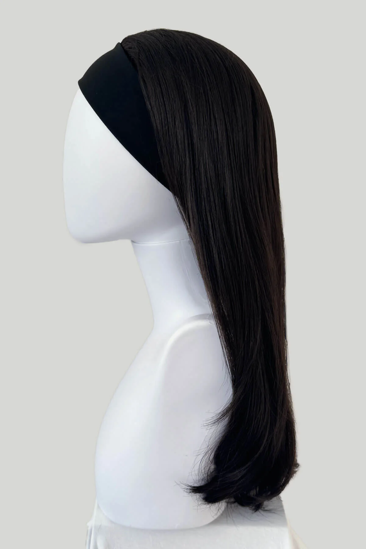 Headband half wig hairpiece, long and straight: Isla - Image 12