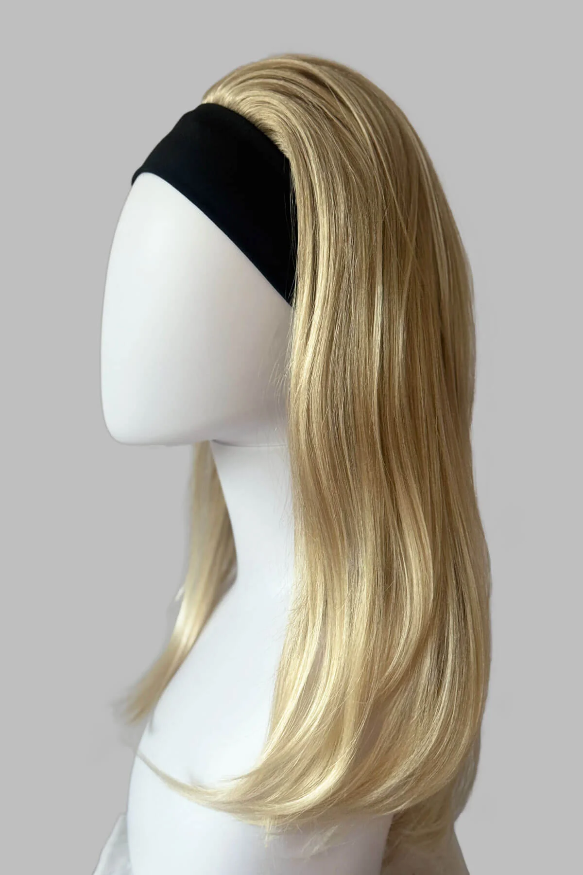 Headband half wig hairpiece, long and straight: Isla - Image 26
