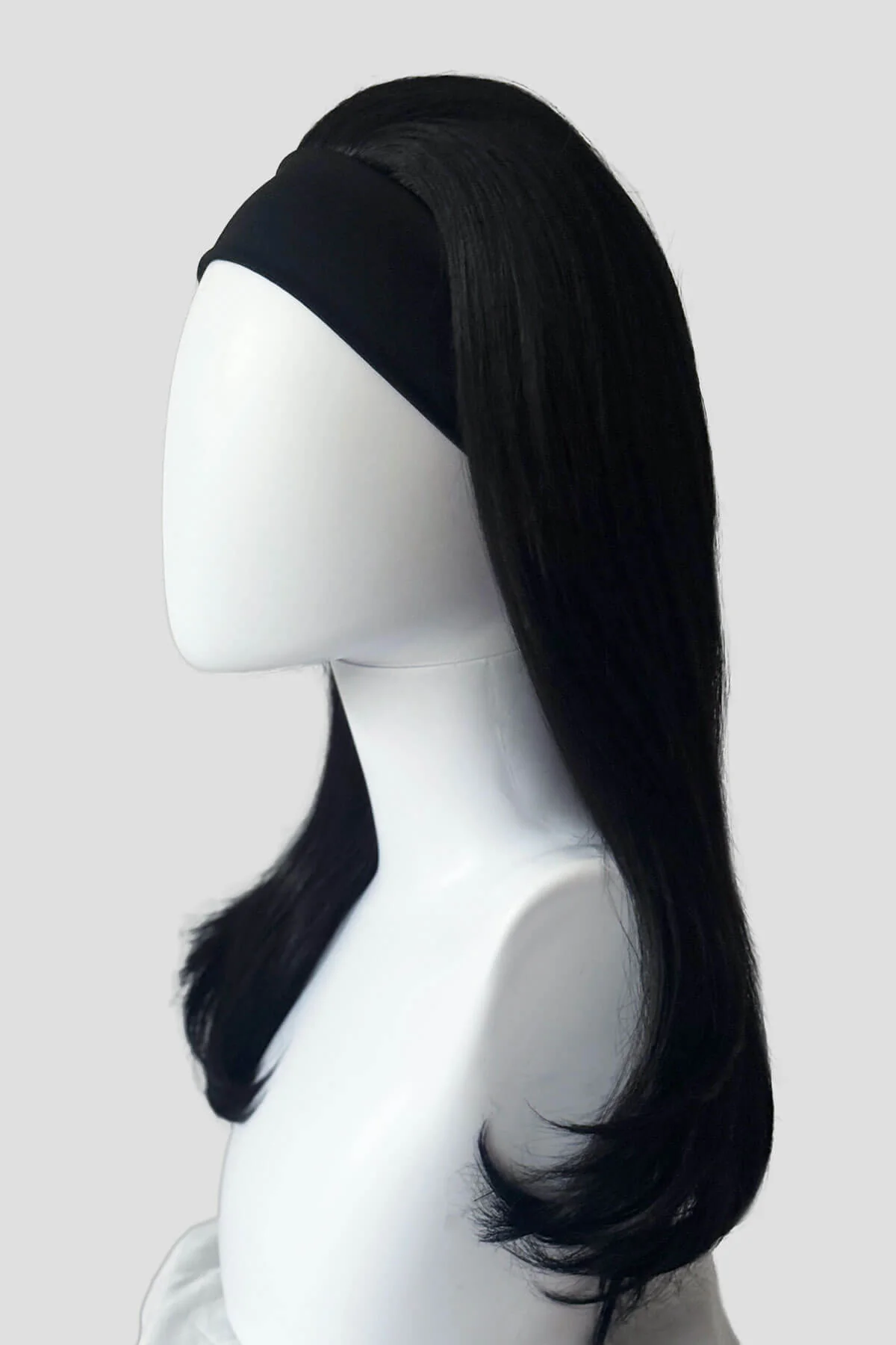 Headband half wig hairpiece, long and straight: Isla - Image 5