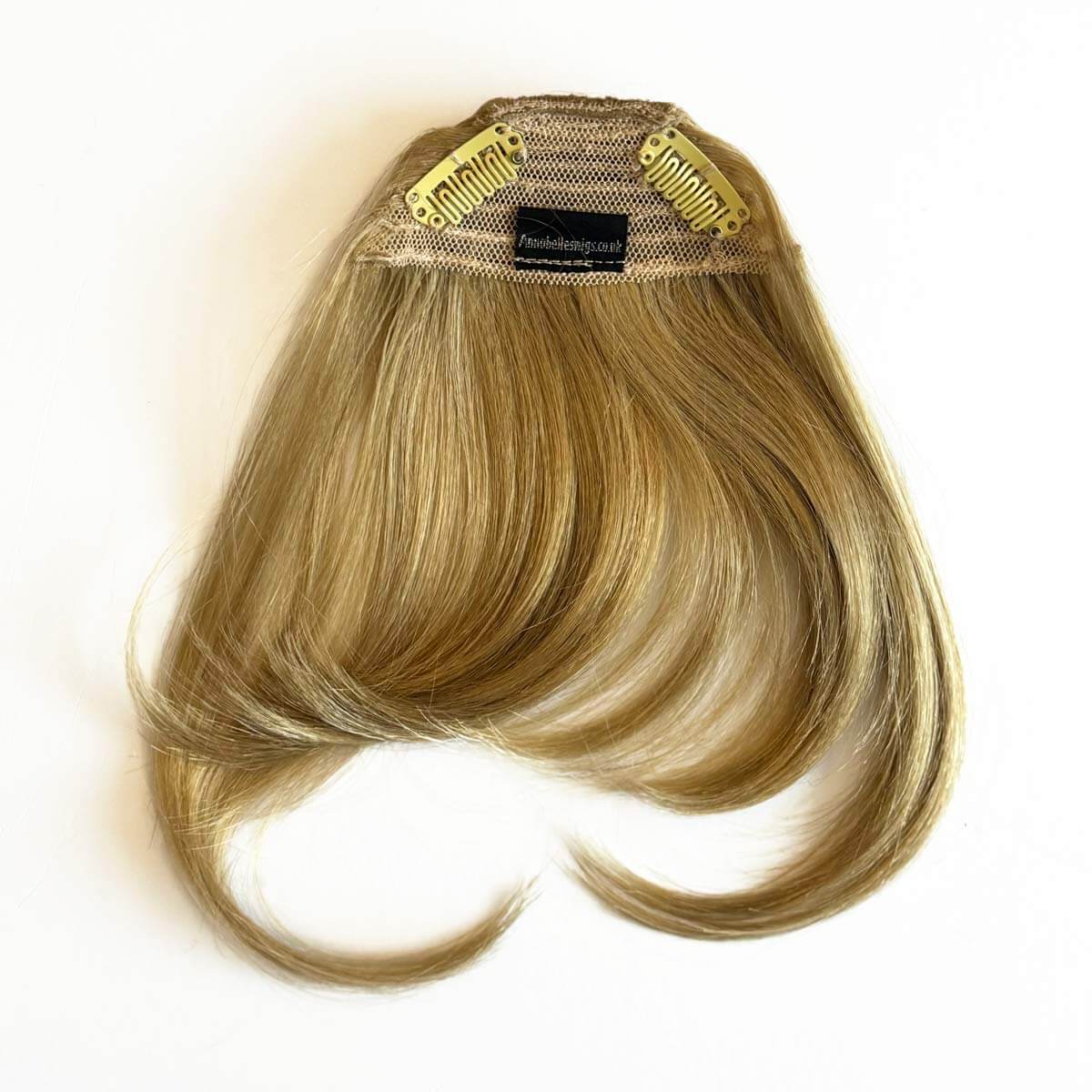 Clip in fringe hairpiece/clip-in curtain bangs, with long, face framing wisps: Sabrina - Image 21