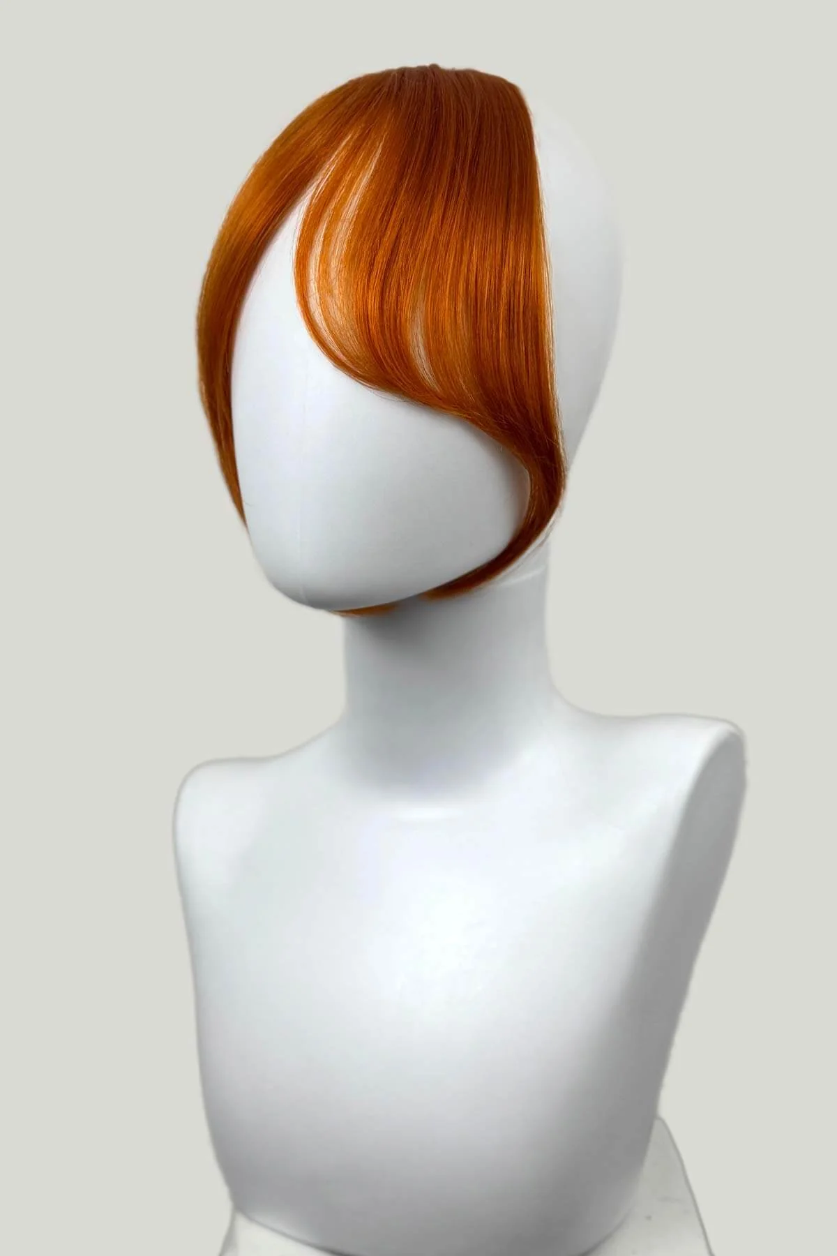 Clip in fringe hairpiece/clip-in curtain bangs, with long, face framing wisps: Sabrina - Image 24