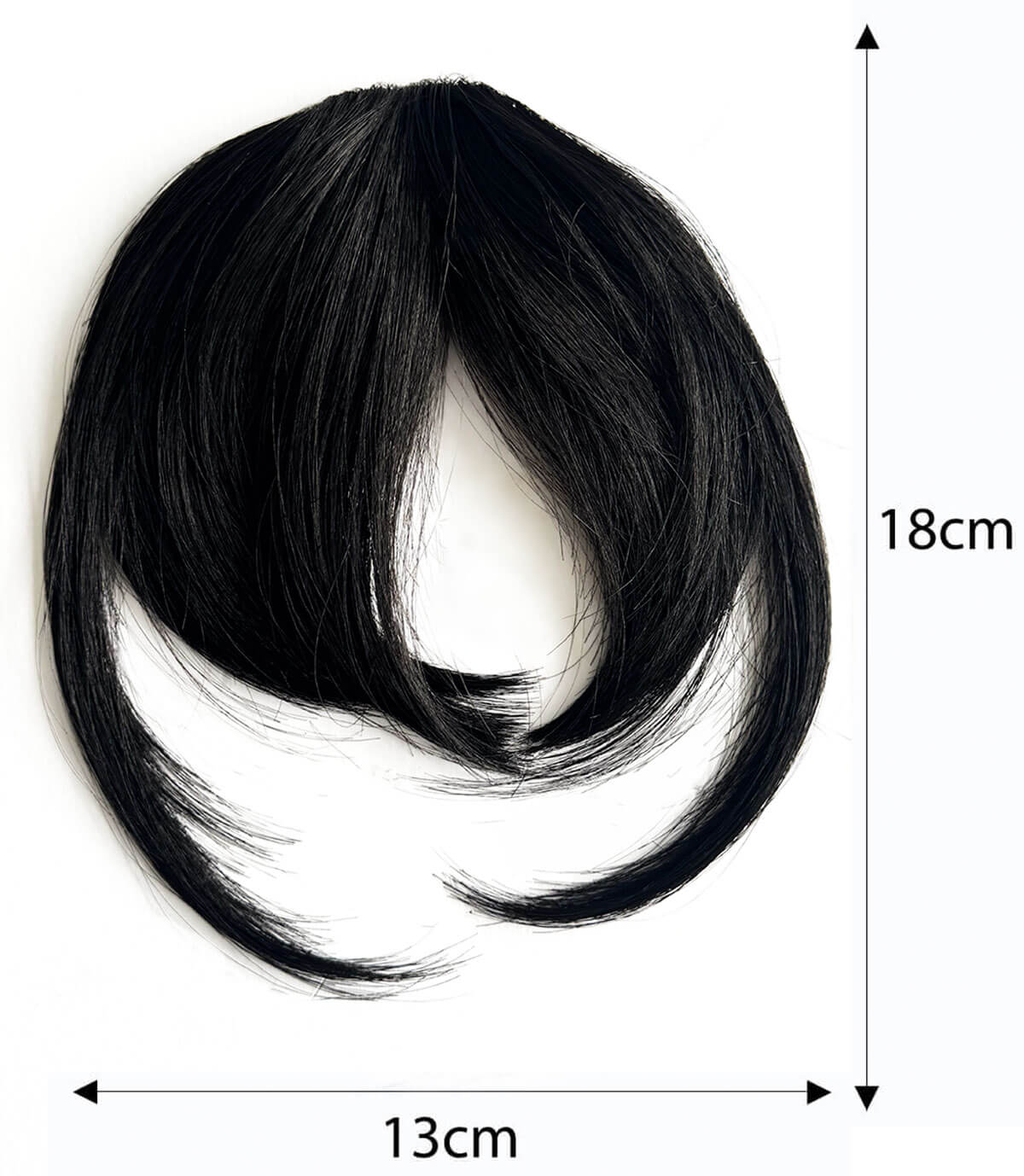 Clip in fringe hairpiece/clip-in bangs, gently feathered with face framing whisps: Delia - Image 21
