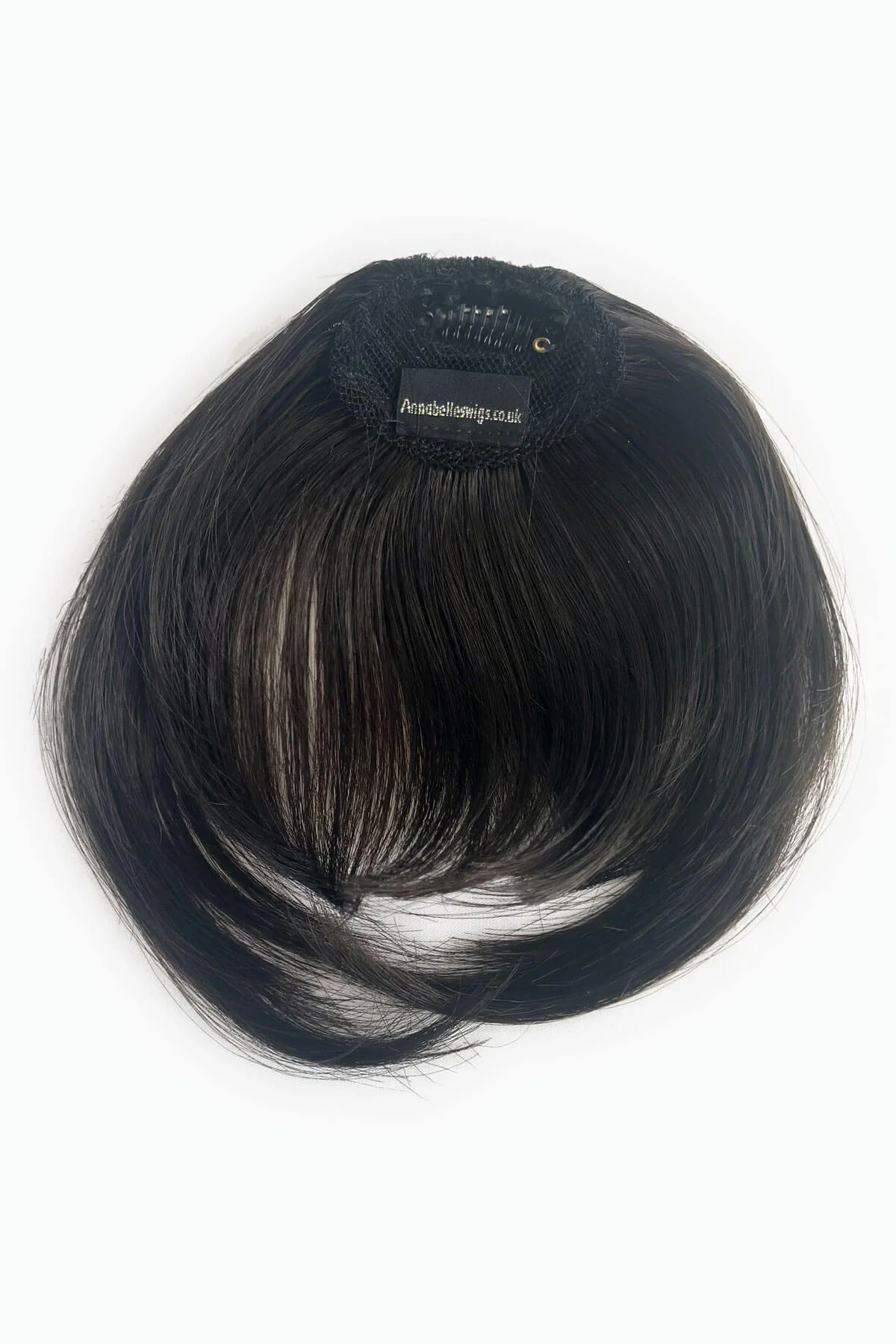 Clip in fringe hairpiece/clip-in bangs, gently feathered with face framing whisps: Delia - Image 7