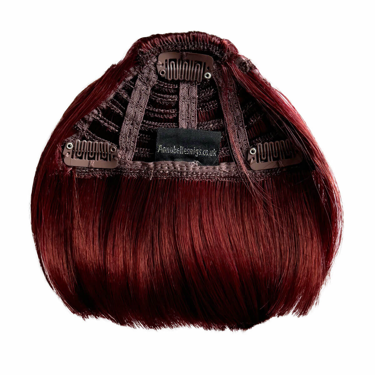 Clip-in fringe hairpiece/clip-in micro-bangs, thick, straight retro rockabilly style: Ida - Image 43