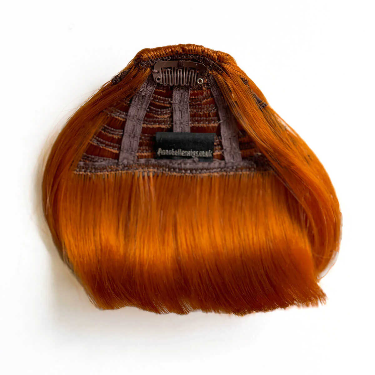 Clip-in fringe hairpiece/clip-in micro-bangs, thick, straight retro rockabilly style: Ida - Image 46