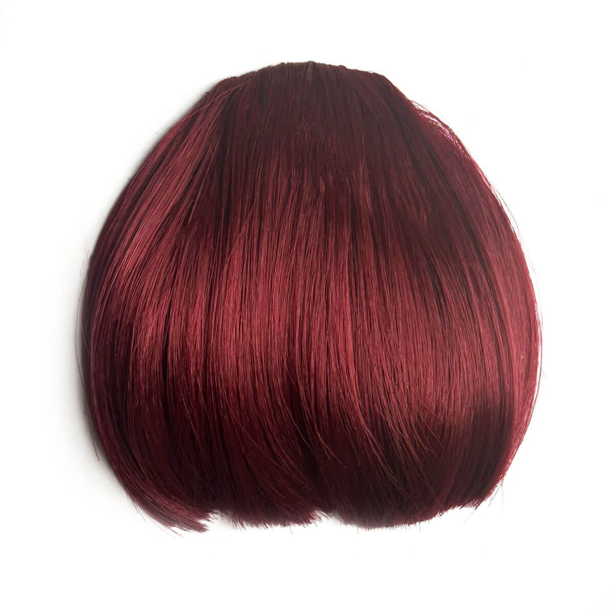 Clip-in fringe hairpiece/clip-in micro-bangs, thick, straight retro rockabilly style: Ida - Image 49