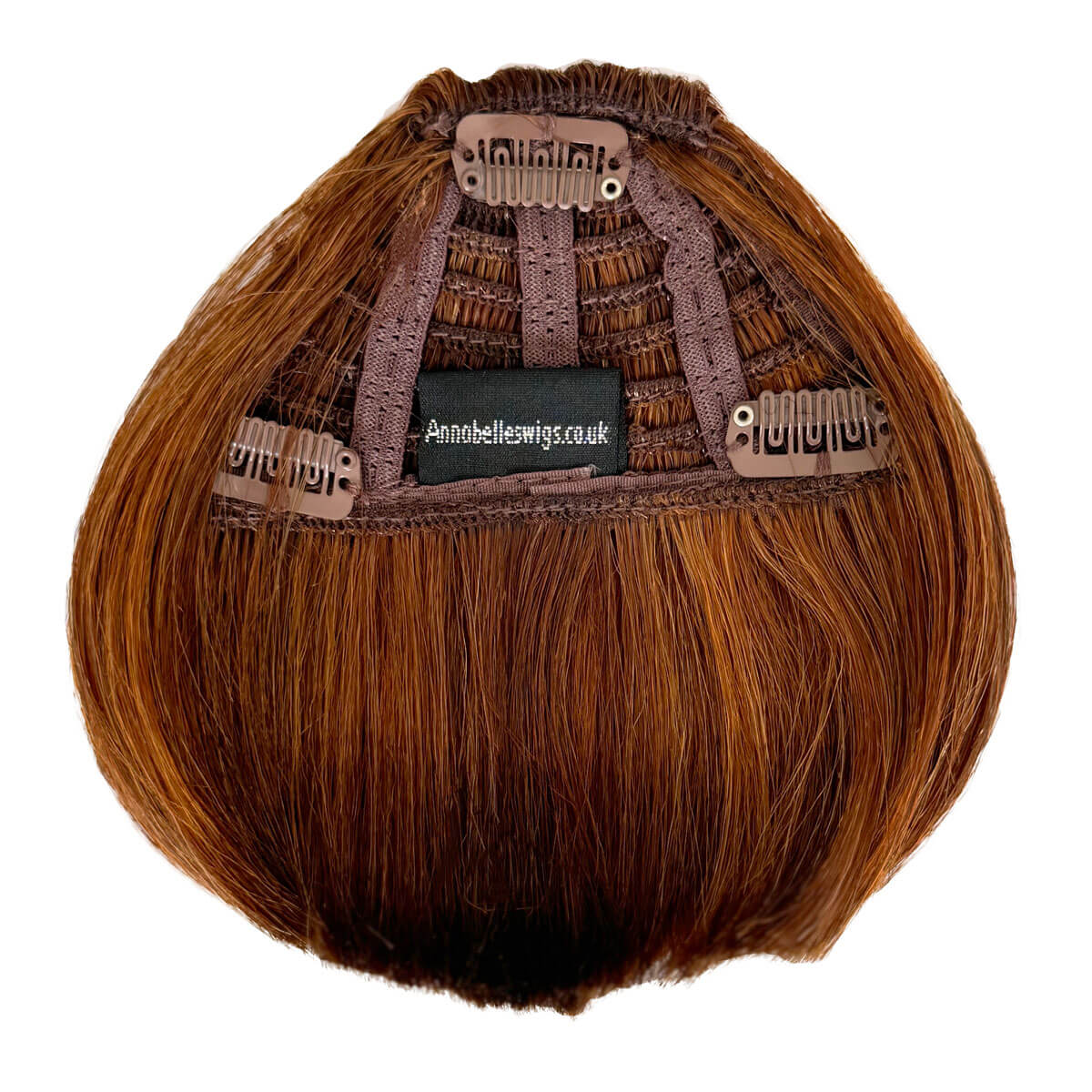 Clip-in fringe hairpiece/clip-in micro-bangs, thick, straight retro rockabilly style: Ida - Image 53