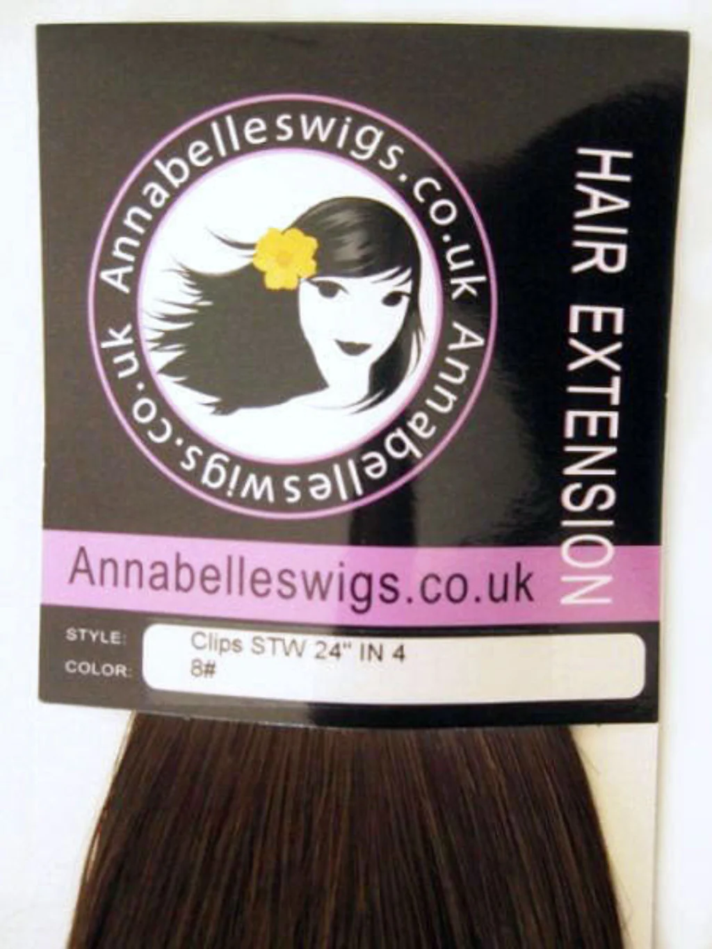 Clip-in hair extensions, straight, 6 piece, full head, 150g, 24 inches long - Image 12