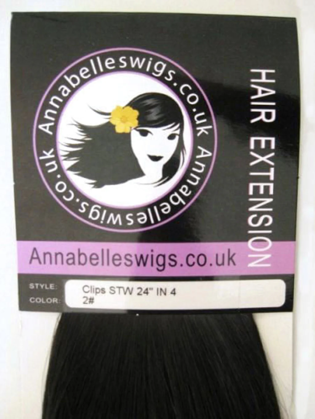 Clip-in hair extensions, straight, 6 piece, full head, 150g, 24 inches long - Image 5